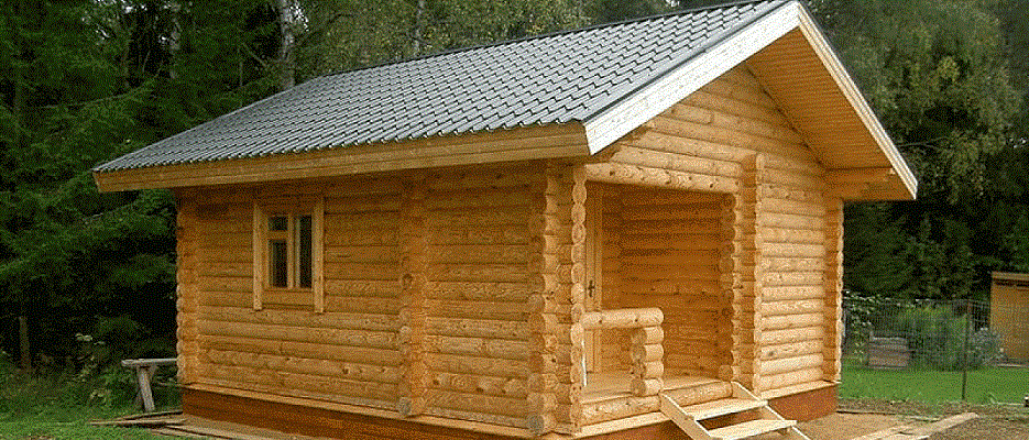 Строительство деревянной бани