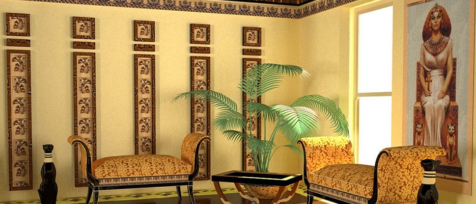 Как создать интерьер квартиры в египетском стиле 